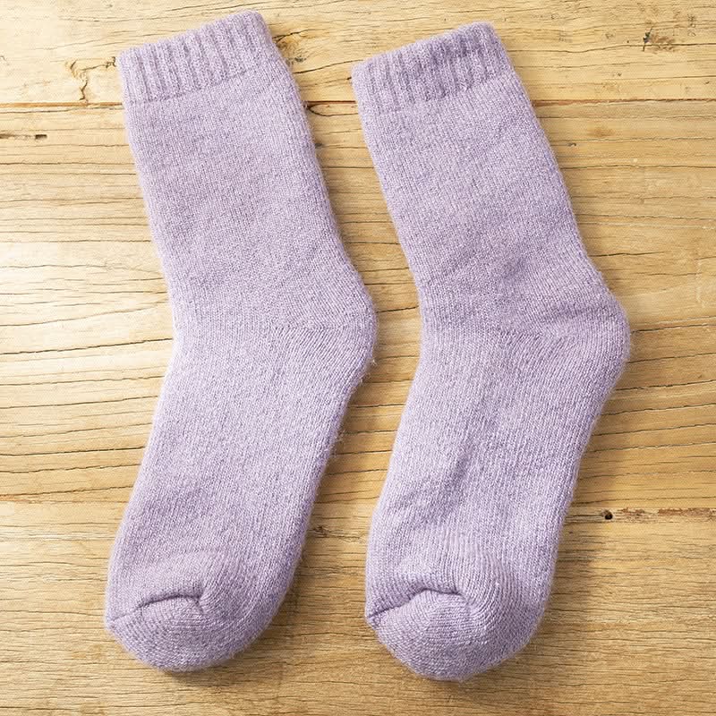 Women's Thick Wool Winter Socks - Plush Warmth