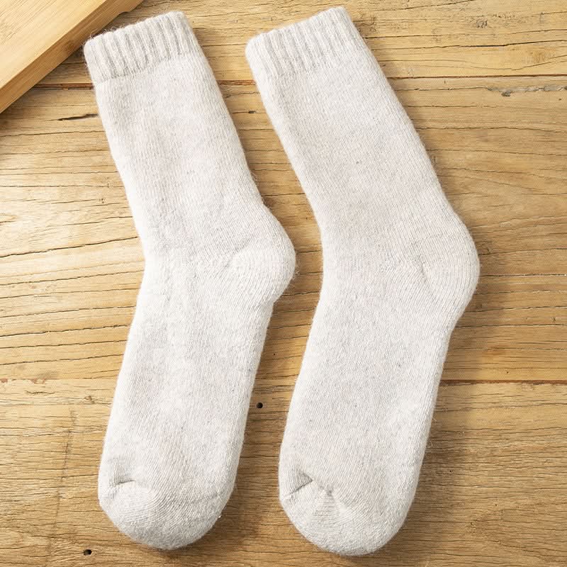 Men's Thick Wool Winter Socks - Mid-Tube