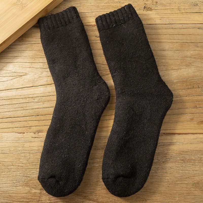 Men's Thick Wool Winter Socks - Mid-Tube