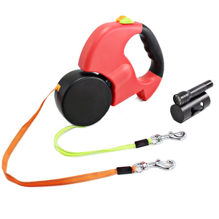 Automatic Retractable Double-Ended Dog Leash