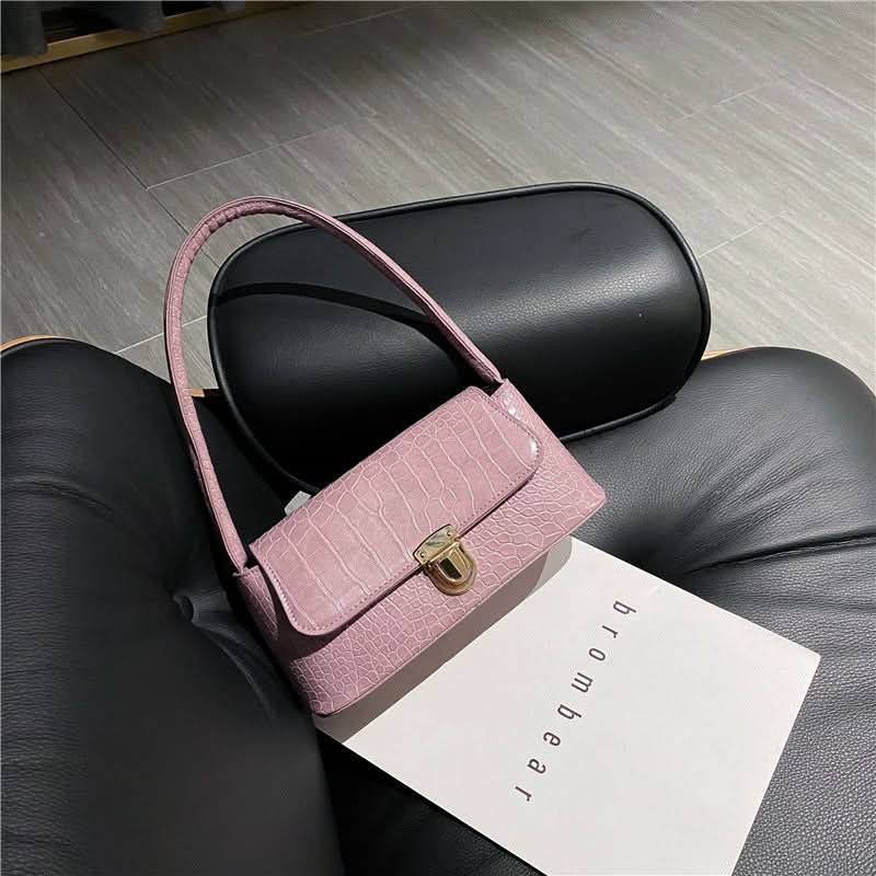 Korean-Style Stone Pattern Shoulder Bag - Summer Fashion Underarm Bag
