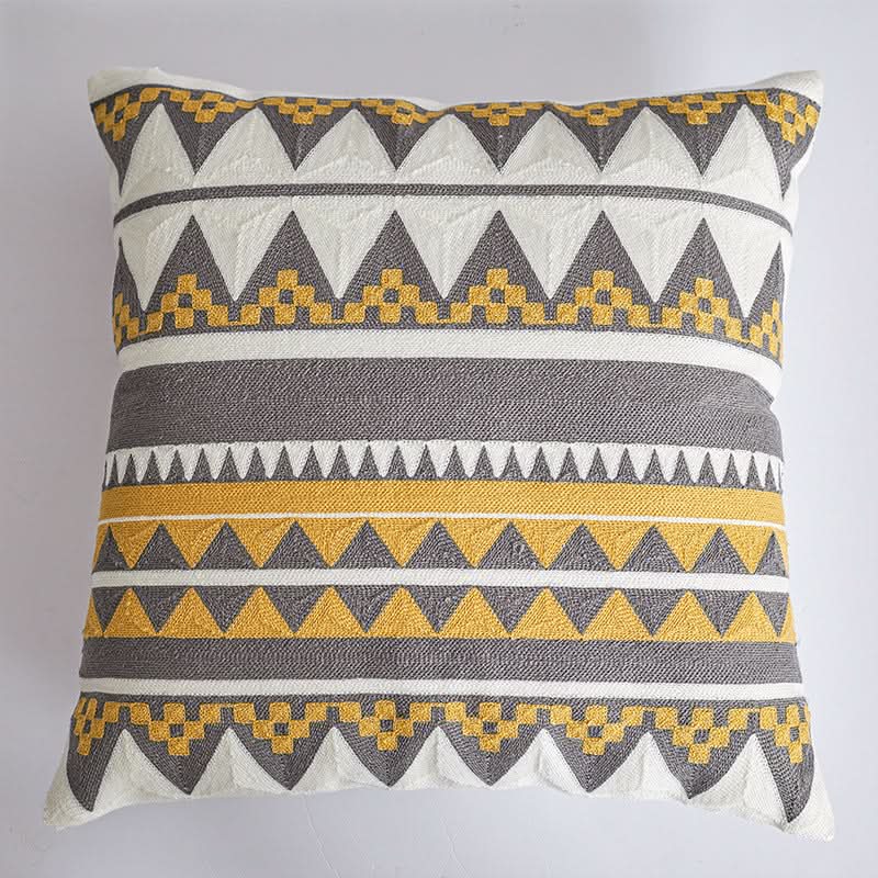 Modern Geometric Cotton Cushion Covers (Set of 2)