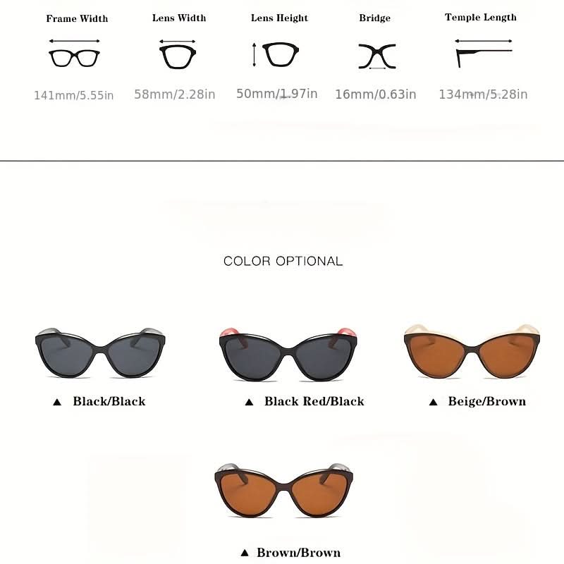 Polarized Cat Eye Sunglasses – Chic Sun Protection for Women