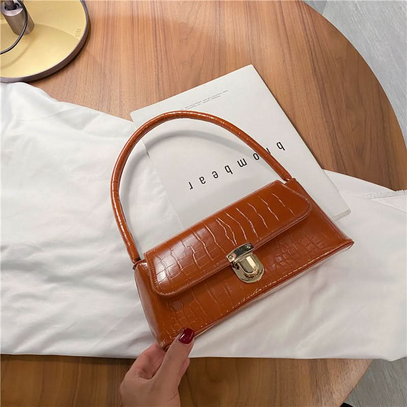 Korean-Style Stone Pattern Shoulder Bag - Summer Fashion Underarm Bag