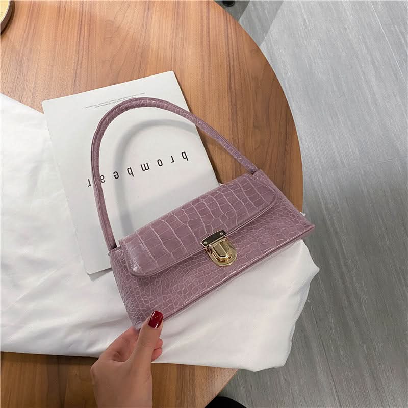Korean-Style Stone Pattern Shoulder Bag - Summer Fashion Underarm Bag