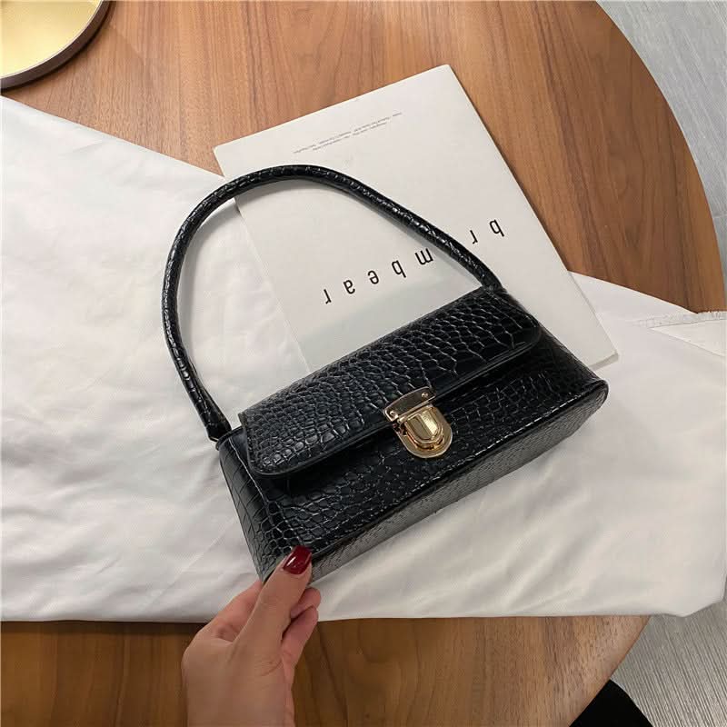 Korean-Style Stone Pattern Shoulder Bag - Summer Fashion Underarm Bag