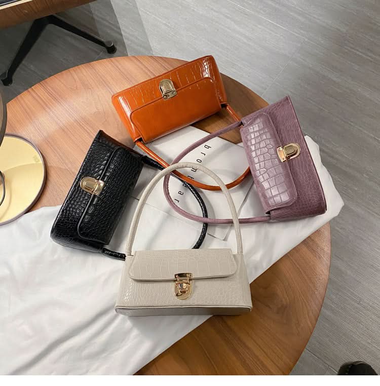 Korean-Style Stone Pattern Shoulder Bag - Summer Fashion Underarm Bag