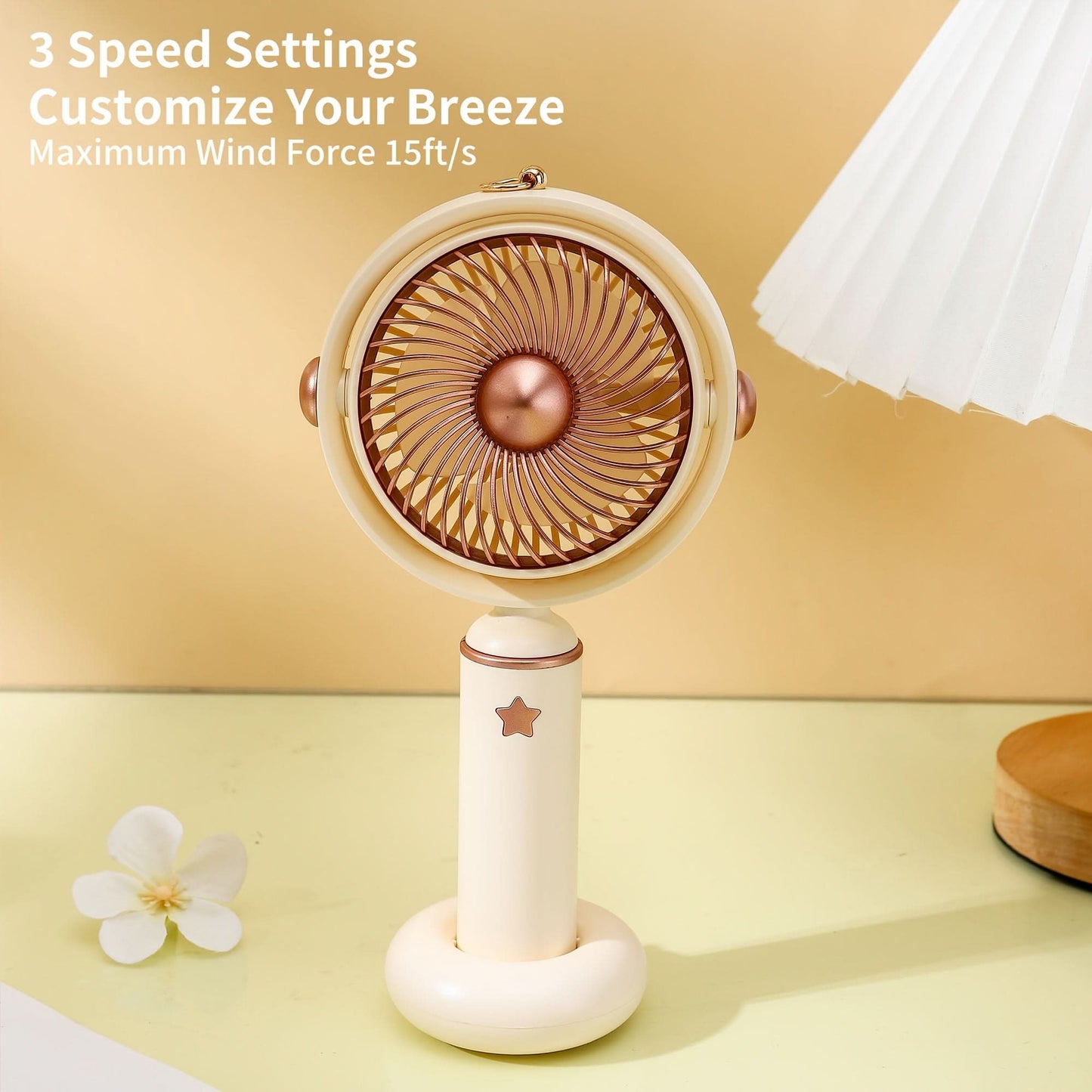 Chic USB Rechargeable Mini Handheld Fan