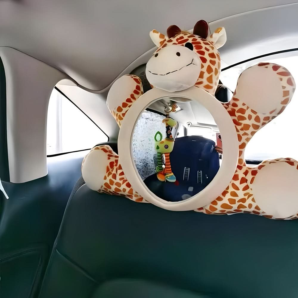 Reverse Viewing Safety Mirror for Baby Car Seat - Large Doll Rearview Basket Mirror