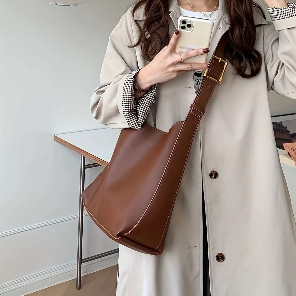Stylish Casual Coin Purse and Tote Bag Set