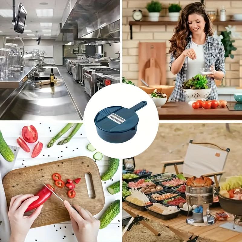 12-in-1 Vegetable Chopper with Stainless Blades
