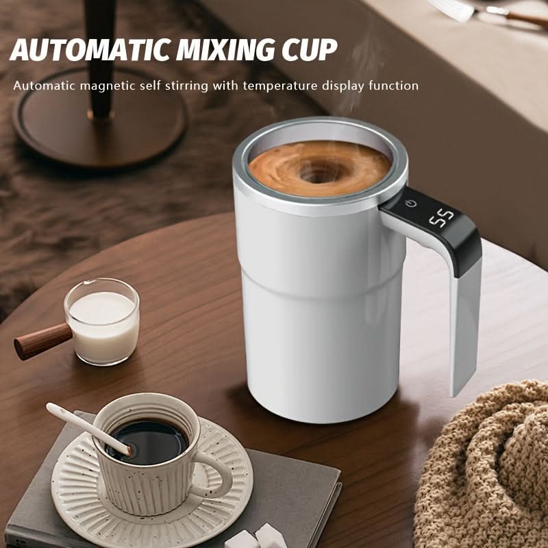 Smart Tumbler 12oz - Digital Display, USB Rechargeable Stainless Steel Mug