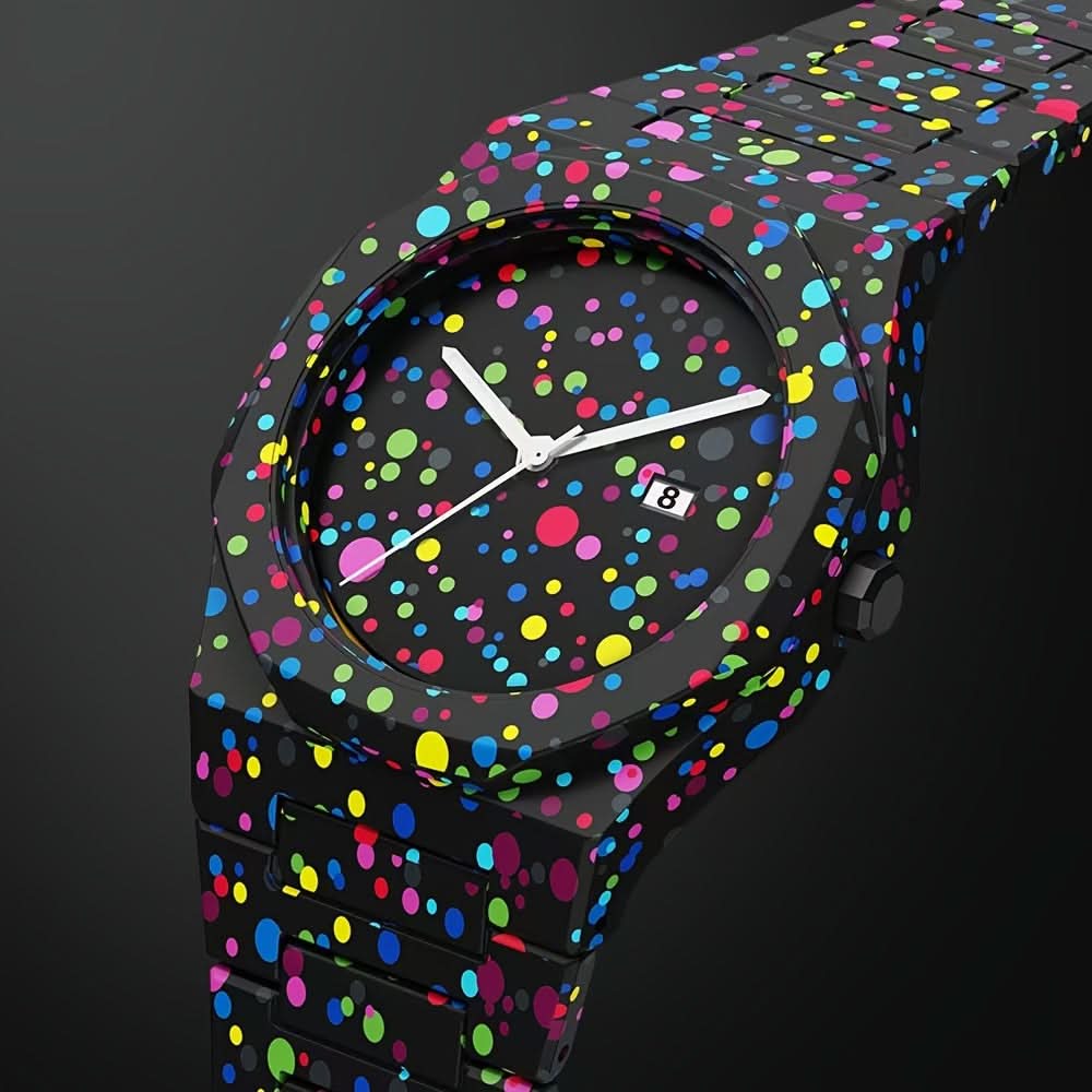 Men’s Funky Quartz Watch with Calendar