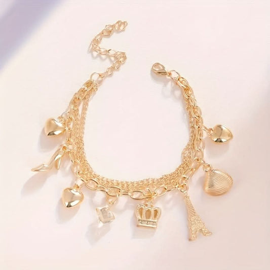 Elegant Tassel Pendant Bracelet for Women