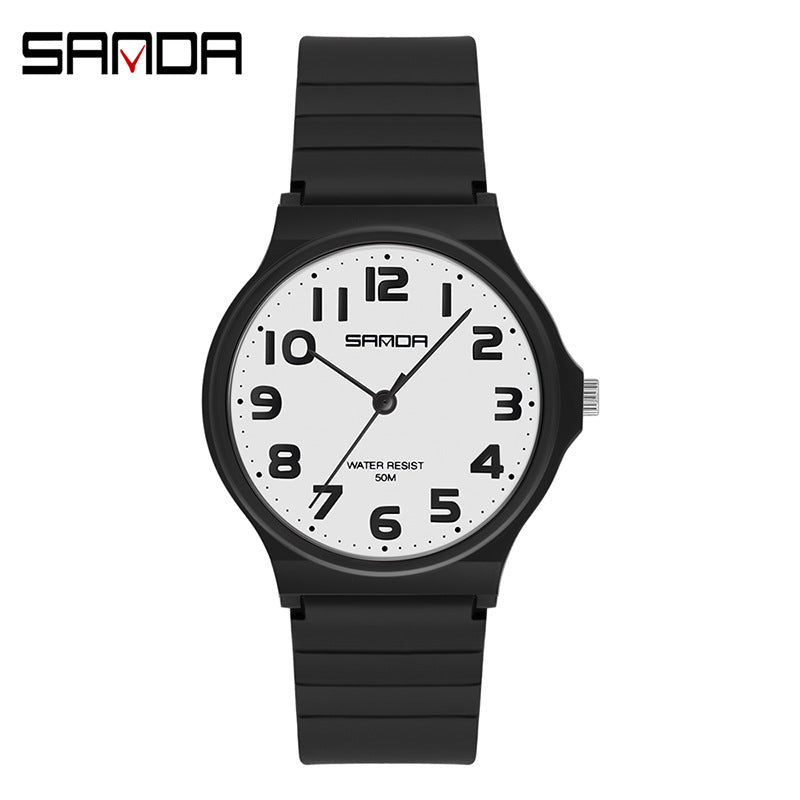 Sanda Women’s Casual Quartz Watch – Waterproof Analog Fashion Watch for Students