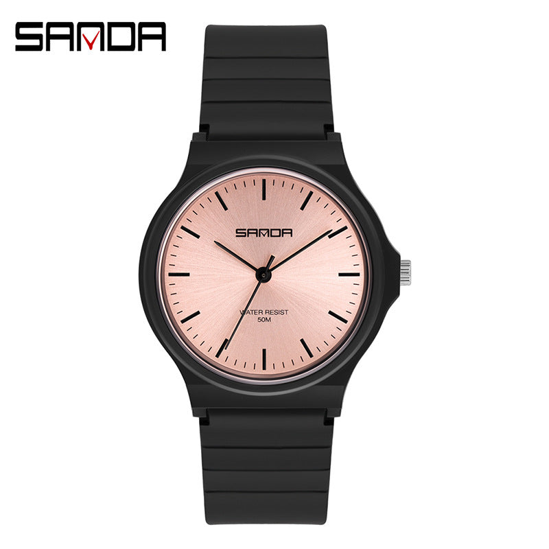 Sanda Women’s Casual Quartz Watch – Waterproof Analog Fashion Watch for Students