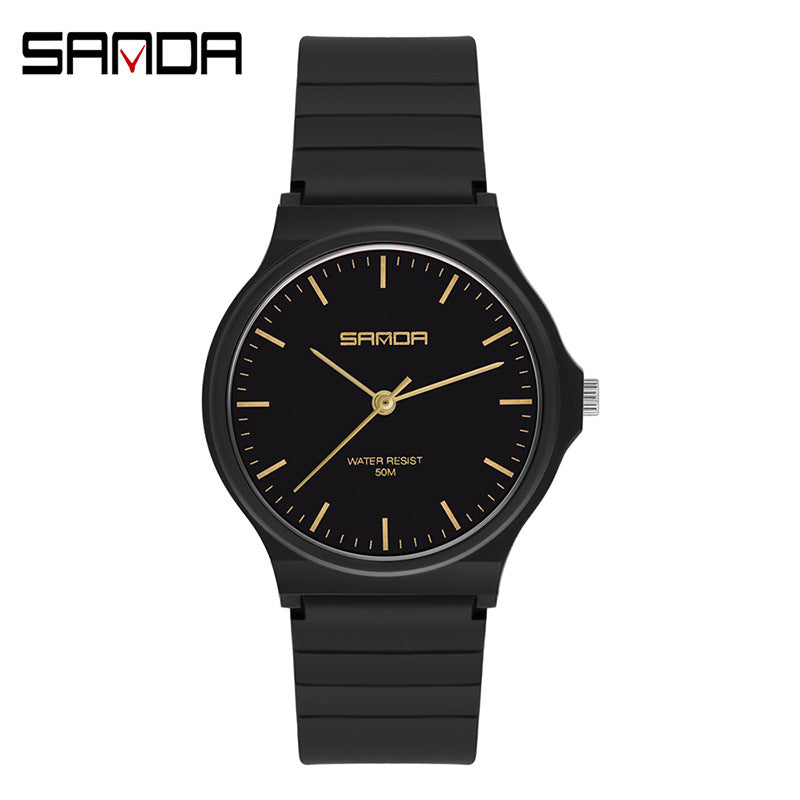 Sanda Women’s Casual Quartz Watch – Waterproof Analog Fashion Watch for Students