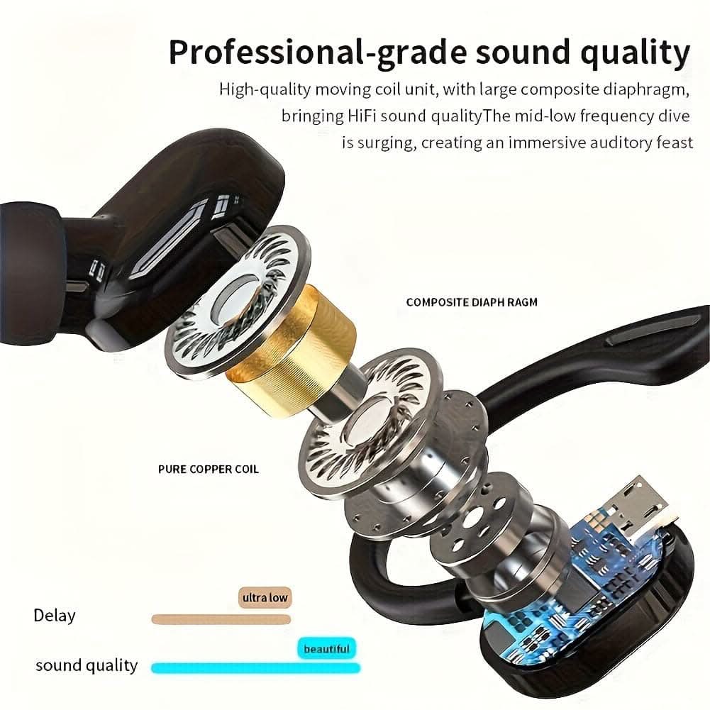 2024 Triple-Display Smart Wireless Earbuds