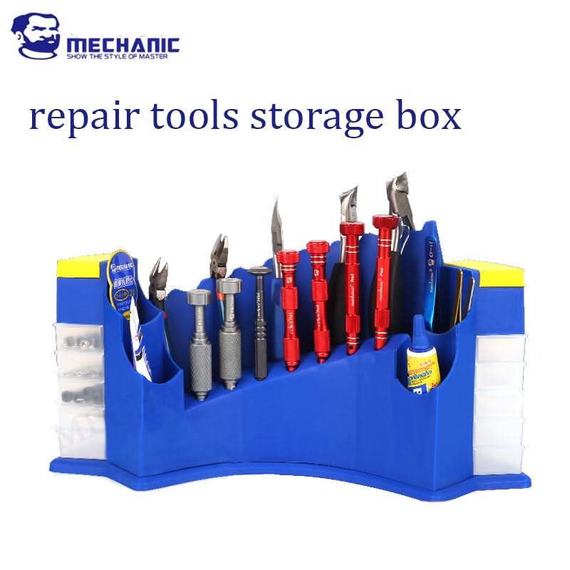 Silicone Desktop Tool Organizer with Grids