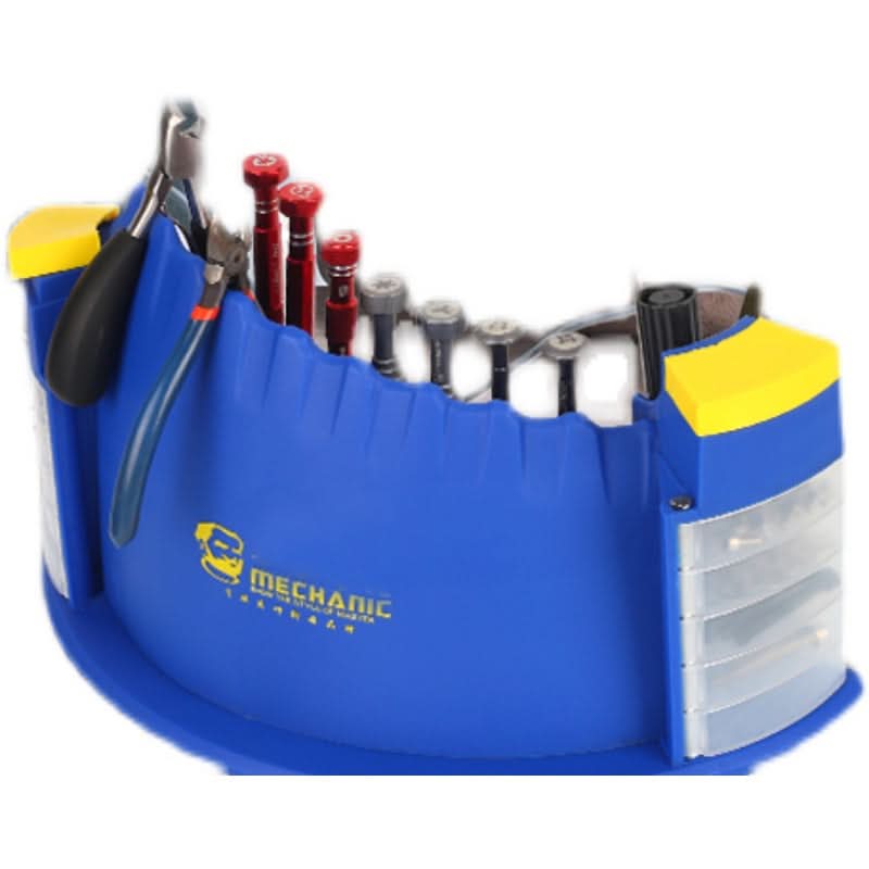 Silicone Desktop Tool Organizer with Grids