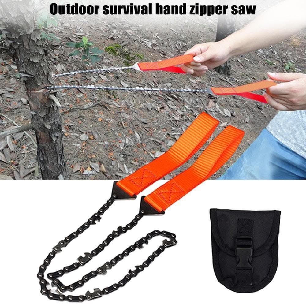 Ultra-Portable Pocket Chainsaw for Rapid Cutting