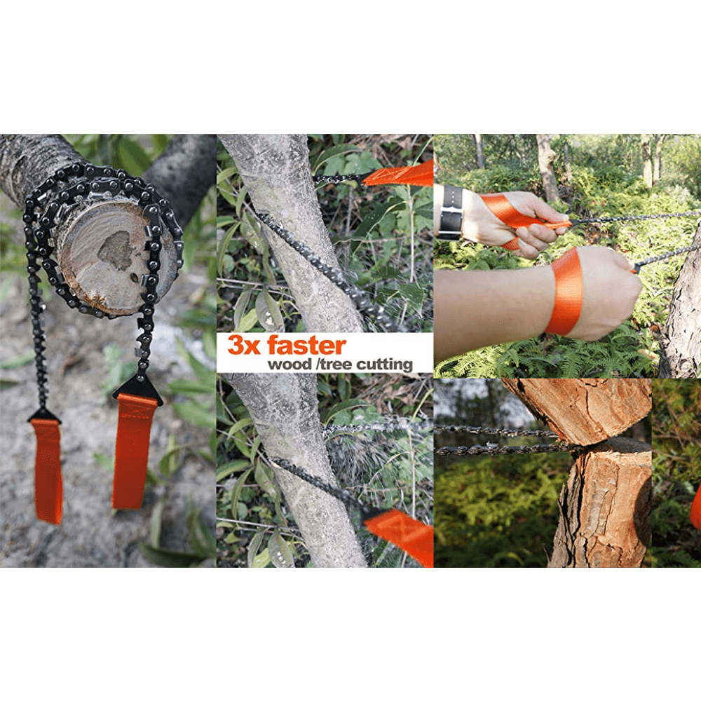 Ultra-Portable Pocket Chainsaw for Rapid Cutting