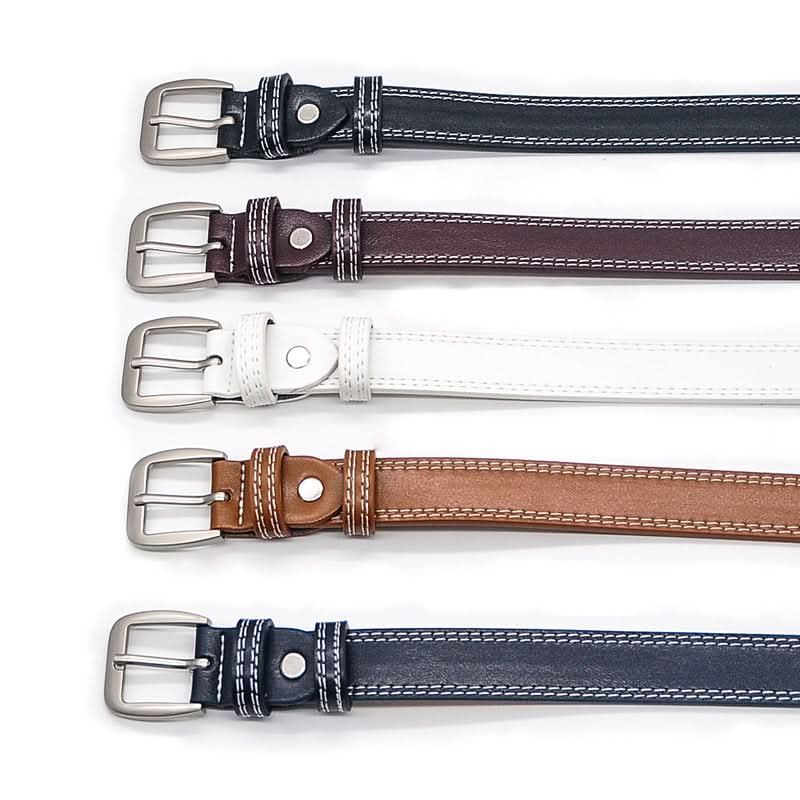 Women's Retro Thin Double-Line Belt
