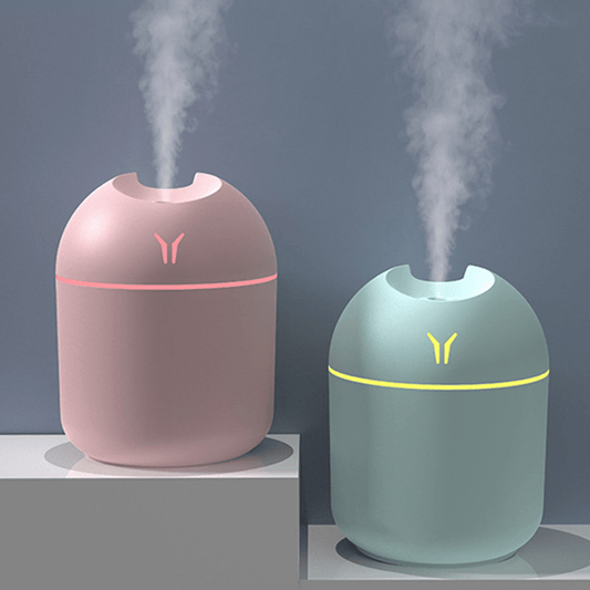 Portable Colorful USB Humidifier - Cool Mist Air Freshener with LED Light