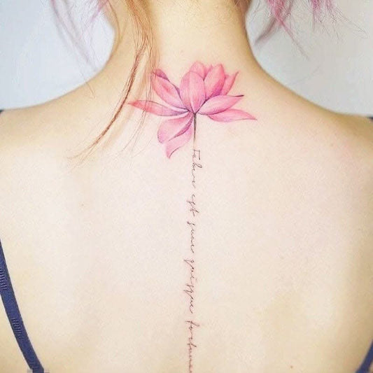 Lotus Tattoo Sticker - Waterproof & Long Lasting