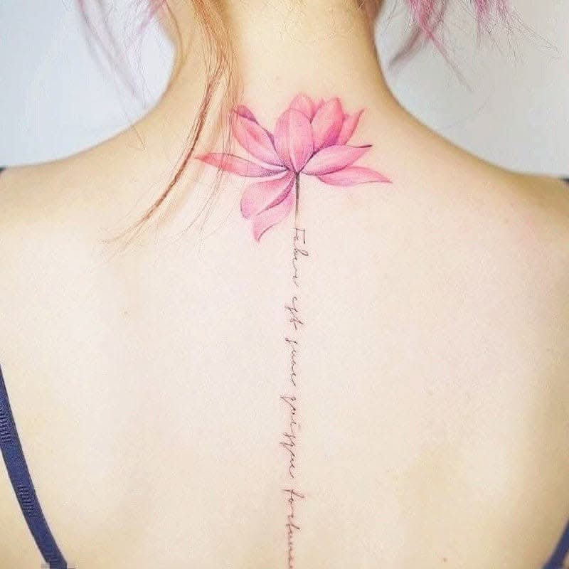 Lotus Tattoo Sticker - Waterproof & Long Lasting