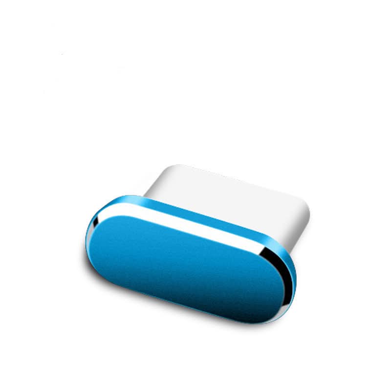 1 pcMetal Dust-Proof Charger Port Stopper Cap