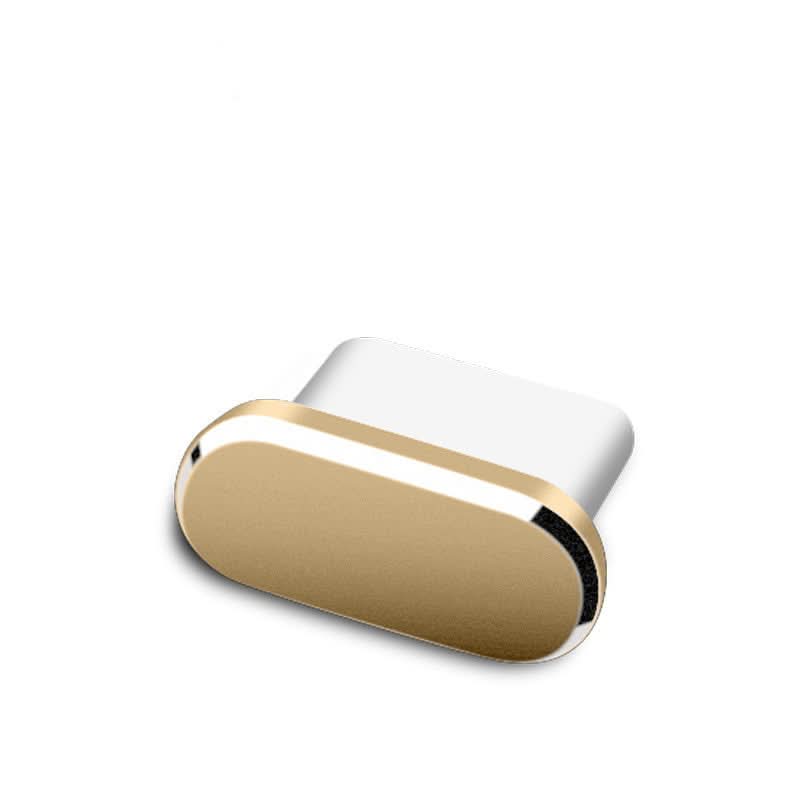 1 pcMetal Dust-Proof Charger Port Stopper Cap