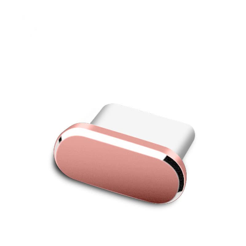 1 pcMetal Dust-Proof Charger Port Stopper Cap