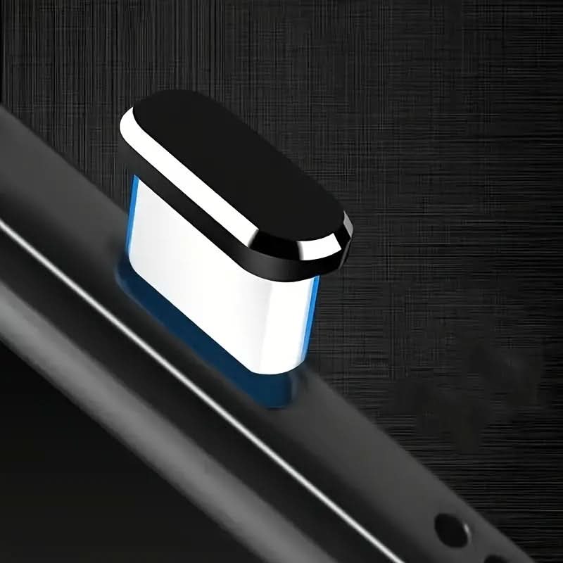 1 pcMetal Dust-Proof Charger Port Stopper Cap