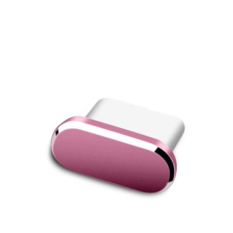 1 pcMetal Dust-Proof Charger Port Stopper Cap