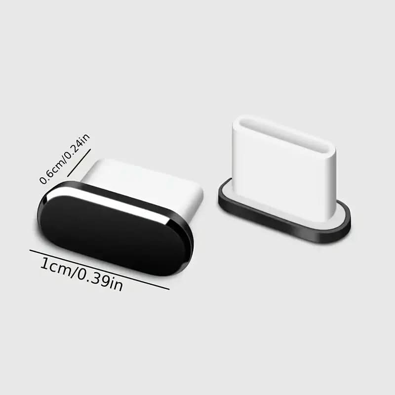 1 pcMetal Dust-Proof Charger Port Stopper Cap