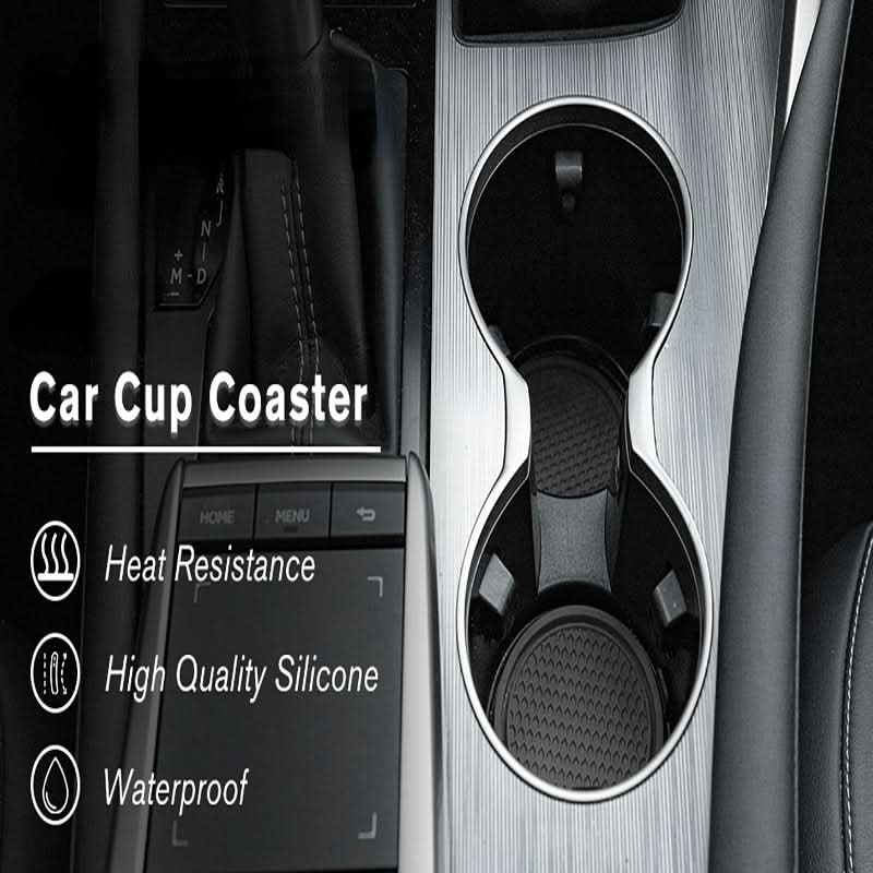 2PCS Silicone Car Cup Holder Coasters Set