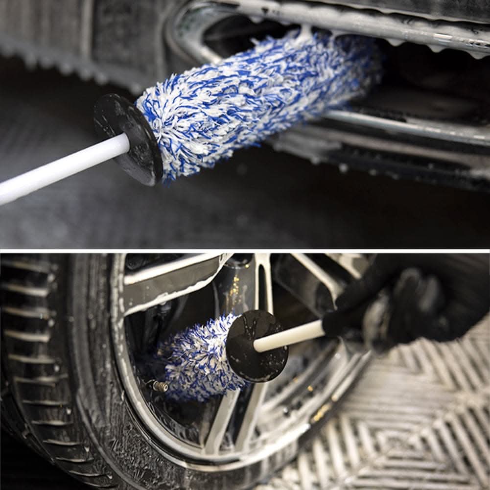 Premium Car Wheel Cleaning Brush – 43cm Microfiber