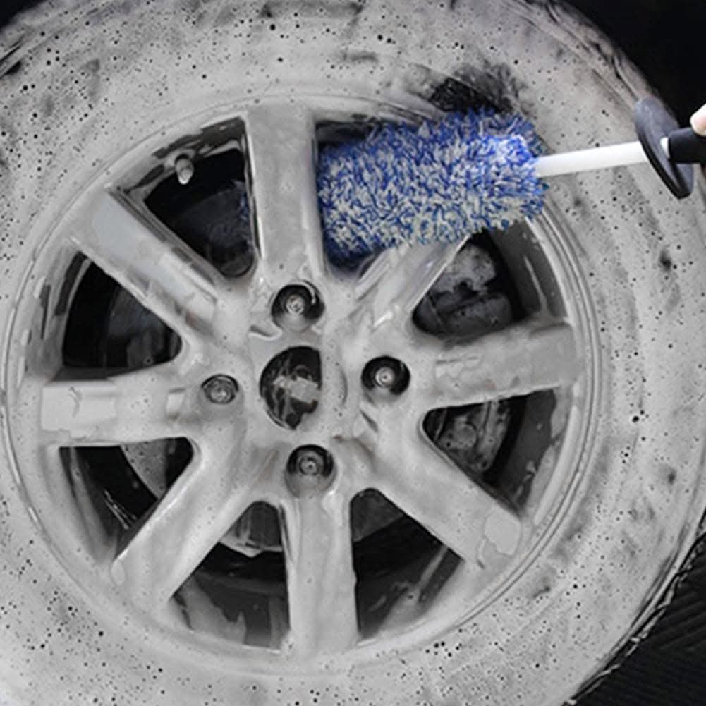 Premium Car Wheel Cleaning Brush – 43cm Microfiber