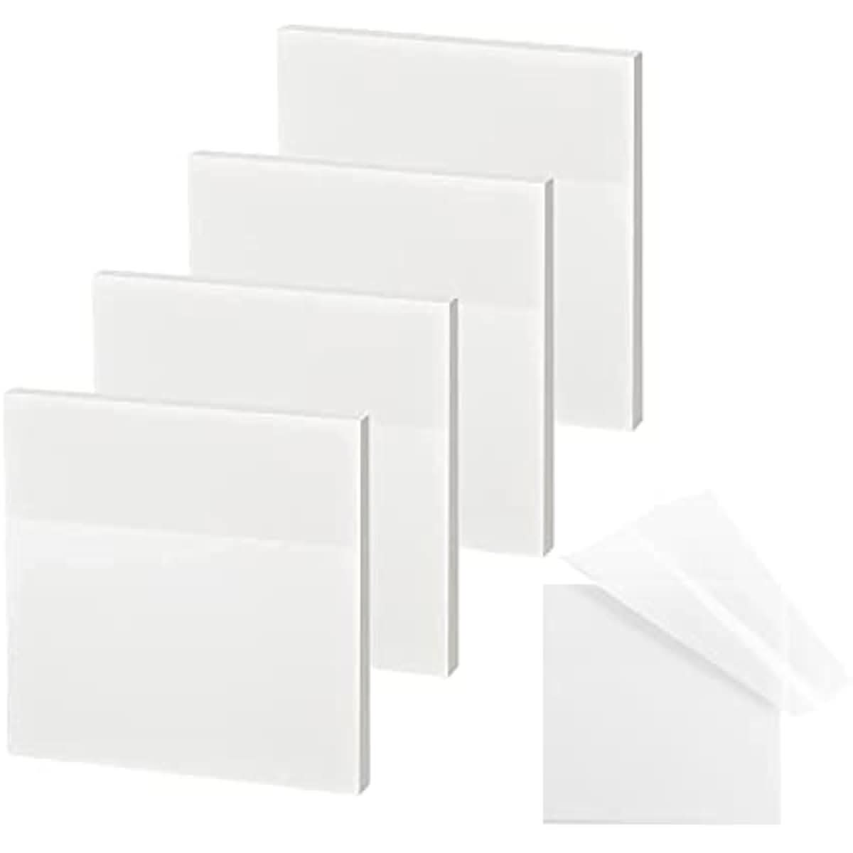 50-Sheet Clear Waterproof Sticky Notes – Memo Pads