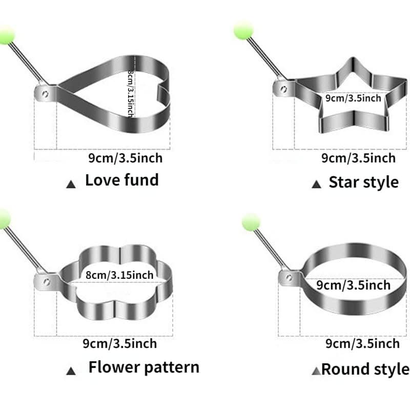 Stainless Steel Egg Ring Molds for Breakfast