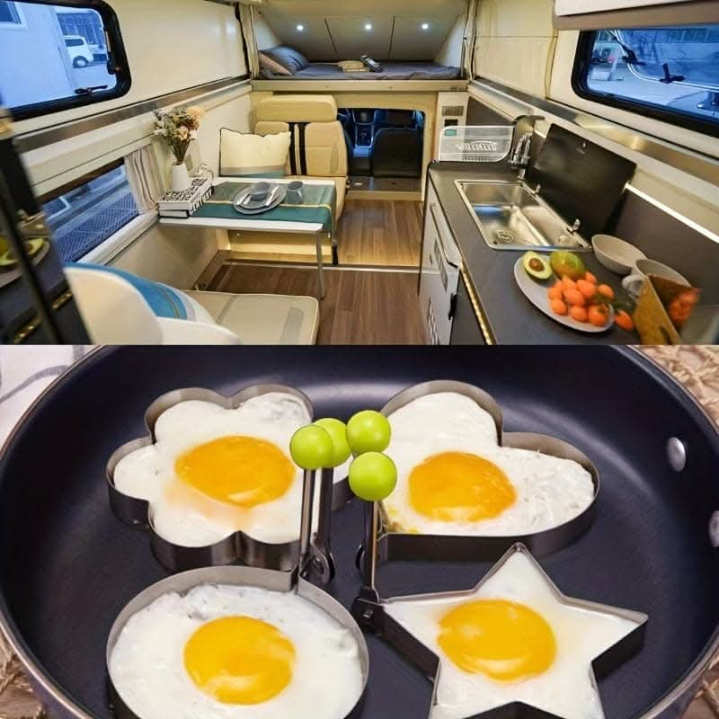 Stainless Steel Egg Ring Molds for Breakfast