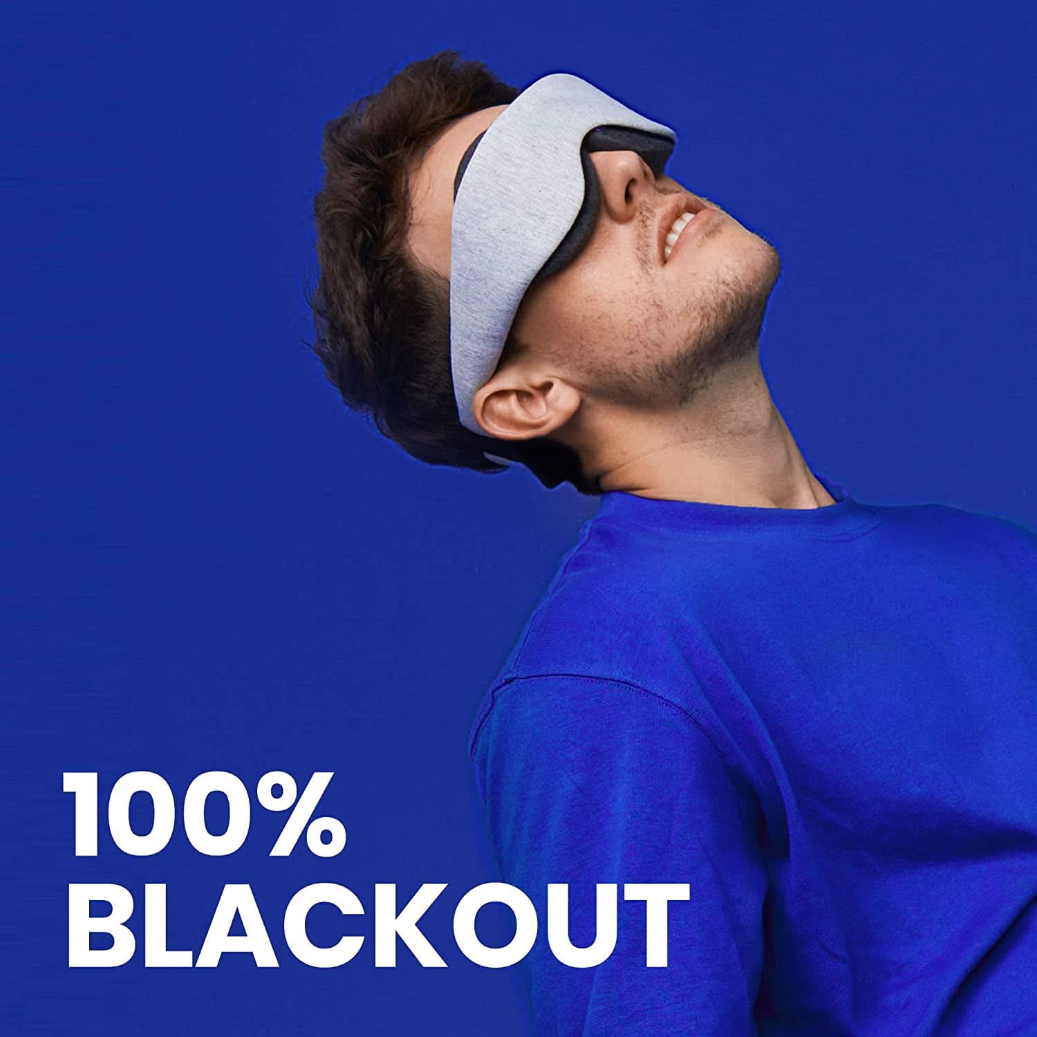 3D Contoured Sleep Mask for Total Darkness