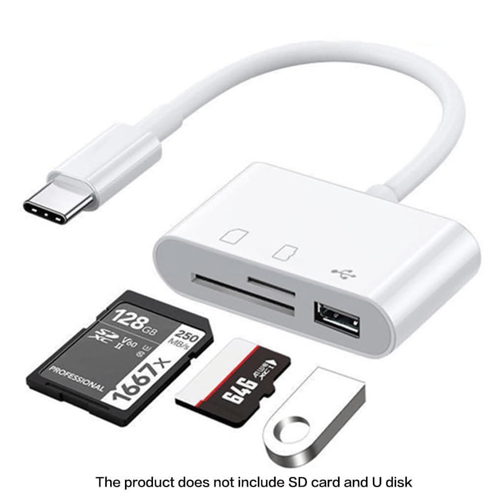 3-in-1 SD Card Reader OTG Adapter