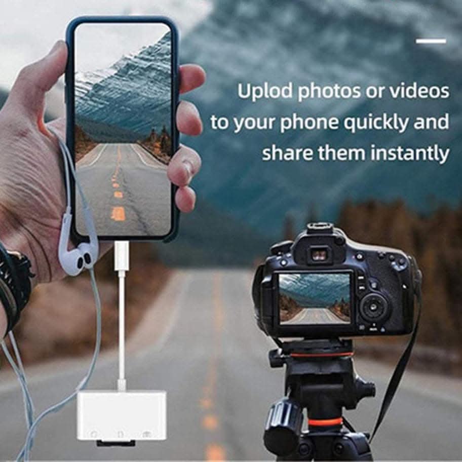 3-in-1 SD Card Reader OTG Adapter