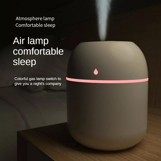 220ml USB Portable Humidifier & Aroma Diffuser - Cool Mist & Adjustable Output