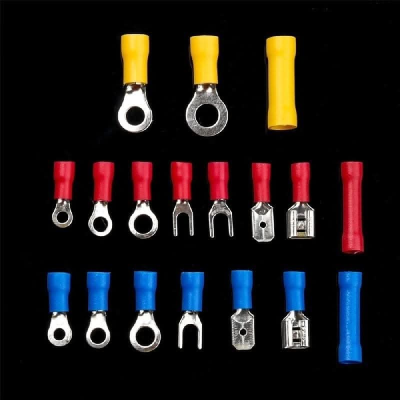 Spade Crimp Wire Terminals Kit – Assorted Insulated Electrical Connectors