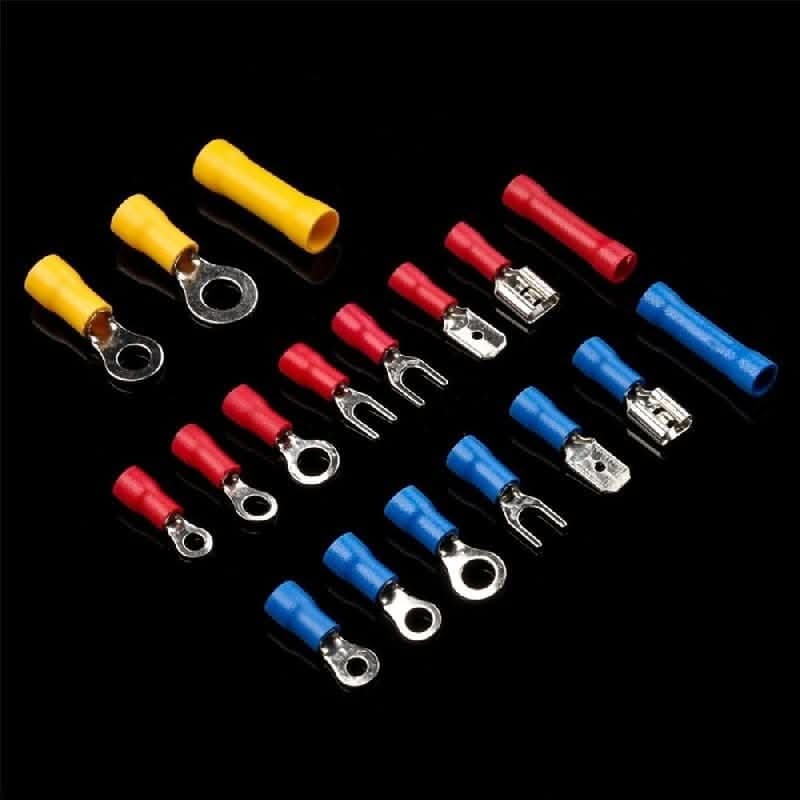 Spade Crimp Wire Terminals Kit – Assorted Insulated Electrical Connectors