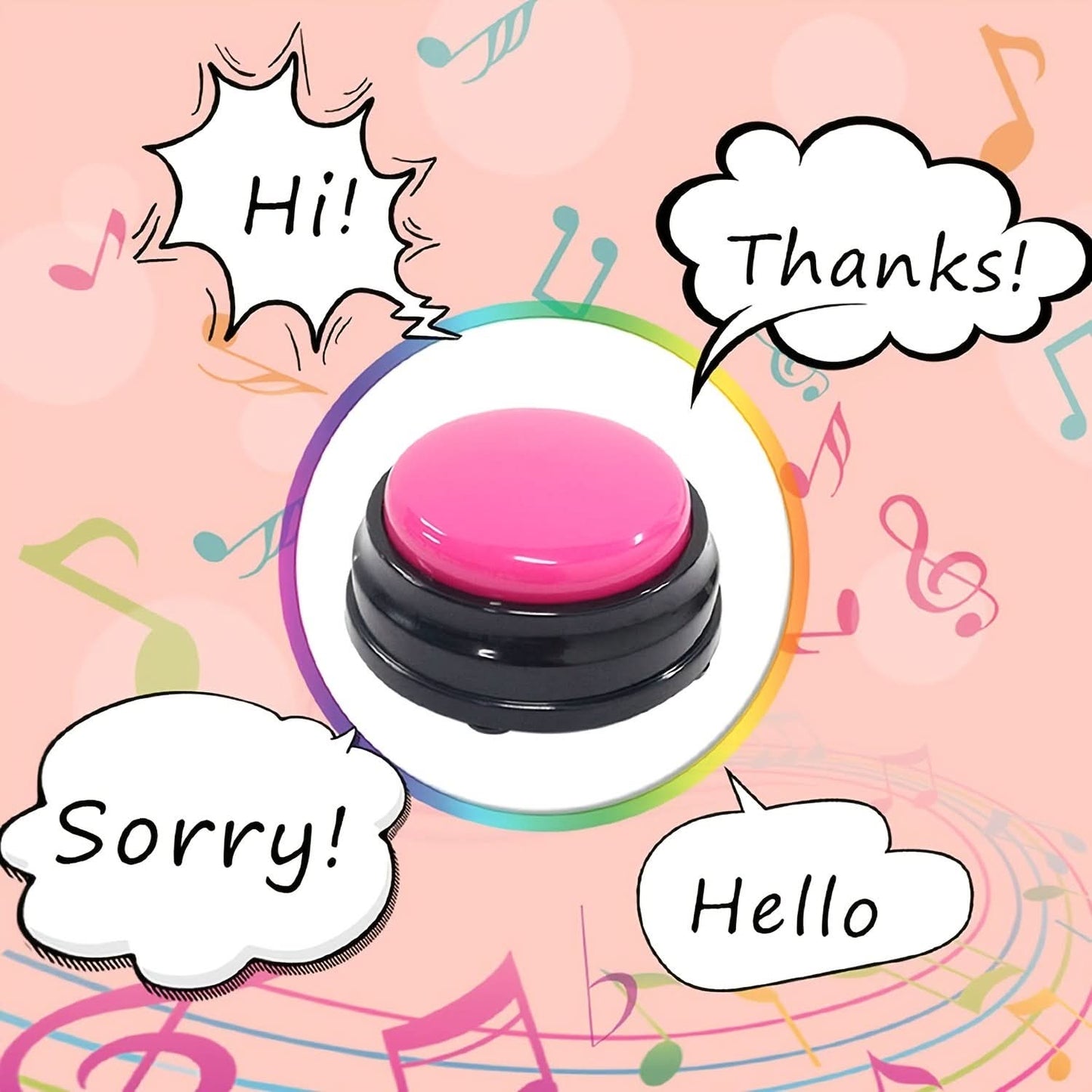 Dog Training Voice Recording Buttons