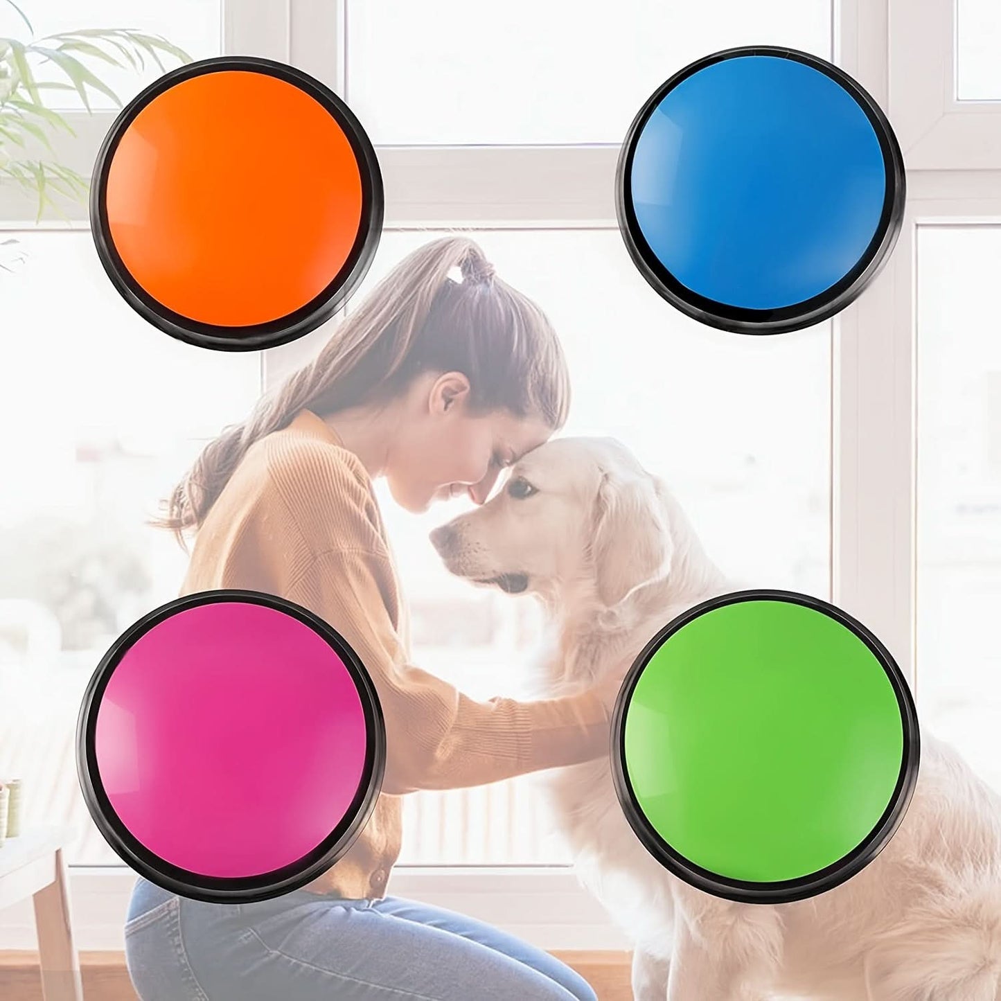 Dog Training Voice Recording Buttons